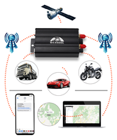Localizador GPS TK103 TK103A, Rastreador de Vehículos, Alarma Antirrobo para Automóvil