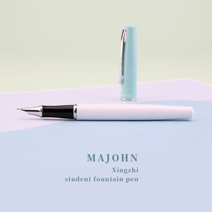 MAJOHN Xingzhi stylo-plume vert clair pour les étudiants qui écrivent et s'entraînent à la peinture en métal, stylo-plume artistique fabriqué en chine - Product Image 2