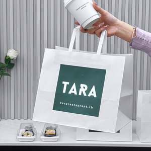 Sacs en papier biodégradables, recyclables, écologiques, jetables, de haute qualité, pour restaurants, hamburgers, pizzas, fast-food, vente en gros sur mesure - Product Image 5