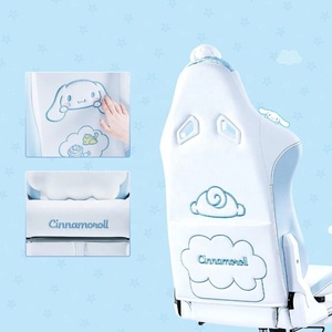 Venta al por mayor <span class=keywords><strong>Gamer</strong></span> Full <span class=keywords><strong>Cinnamoroll</strong></span> <span class=keywords><strong>Silla</strong></span> de juego blanco azul lindo mujeres <span class=keywords><strong>Gamer</strong></span> <span class=keywords><strong>silla</strong></span> Pc función mecedora 2d conejo <span class=keywords><strong>Silla</strong></span> de juego - Product Image 3