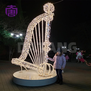 ไฟเครื่องดนตรี 3 มิติ สำหรับตกแต่งสวนและลานกลางแจ้ง - มาตรฐาน IP65 ปรับแต่งสีได้ ติดตั้งง่าย - Product Image 4