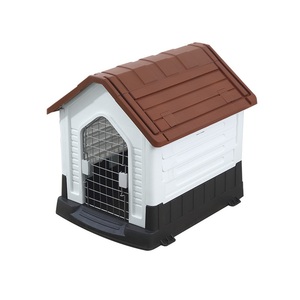 Durable Puppy House Indoor and Outdoor Waterproof Plastic Doghouse for Small Big Pets Dog Kennel