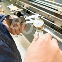 Presse plieuse multifonctionnelle BOST 3200 mm DA53TX 4 axes pour le traitement de l'acier inoxydable et de l'aluminium