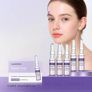 Ampollas SANENDI Gluta Fluid de 2ml, Complejo Aclarante de Piel de 20 Días, con Ácido Ascórbico y Ácido Hialurónico, Producto Coreano - Product Image 5