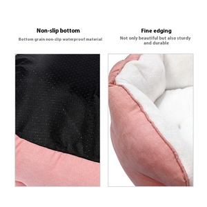 <span class=keywords><strong>Hot</strong></span> <span class=keywords><strong>Sale</strong></span> Four Seasons Universal Winter Warm <span class=keywords><strong>Dog</strong></span> Cat Kennel Umwelt freundliches Wildleder umkreist Comfort Pet Nest Cross-Border Wholesale - Product Image 4