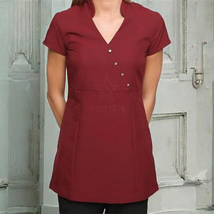 VB SPORTS Conjuntos de Uniformes Médicos para Mujer - Blusa Túnica de Enfermera de Spandex/Poliéster con Detección de Agujas Sin Costuras - Product Image 3