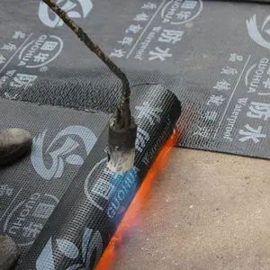 China Supply 3mm 4mm 5mm Abgebranntes Dach modifizieren wasserdichte Bitumen wasserdichte Rolle