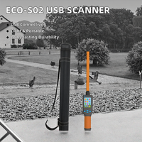 Escáner de Microchip Animal con Sistema Operativo Android 5.1, Lector de Etiquetas RFID FDX-B HDX ISO11784/785 para Cerdos, Ganado Vacuno, Vacas Lecheras, Camellos y Búfalos