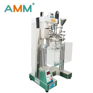 AMM-1S Benchtop Modular 1L Jacketed Vacuum Emulsifier Glass Reactor Hydrogenation Customization