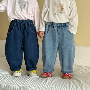 <span class=keywords><strong>Jeans</strong></span> Casual da Bambino con Stampa e Tasca Posteriore, Moda Autunno 2026, Vendita all'Ingrosso - Product Image 1