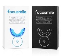Gros Professionnel Led À Usage Domestique Léger Blanc Brillant Sourit Marque Privée Usb Kits De Blanchiment Des Dents