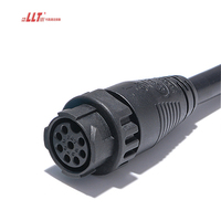 Connecteur de câble étanche IP67 à poussoir pour bande LED électrique automobile M25 8 broches LLT, pour onduleur solaire