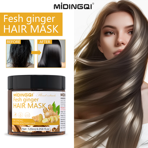 Crema Capilar de Cúrcuma, Colágeno y Queratina, Mascarilla Acondicionadora de Reparación Profunda, Control del Frizz, Nutritiva e Hidratante para Cabello Dañado, Seco y Encrespado - Product Image 2