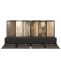 Étagère de présentation à tiroirs coulissants, armoire à échantillons, étagère métallique, unité de présentation sur pied
