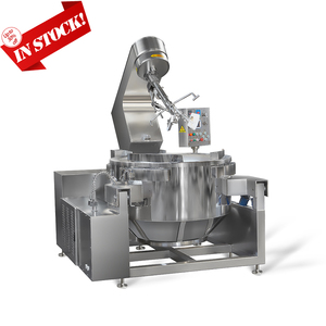 Nồi nấu công nghiệp 100 lít, đa năng (hơi nước/khí điện), có bộ khuấy, dùng làm bếp nấu tự động, thích hợp cho món biryani, cơm chiên - Product Image 5