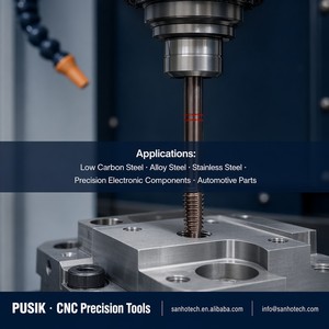 Maschio a rulli per formatura a freddo GB DIN371 M2-M12 HSSE M35 Cobalto con rivestimento TiCN, per alluminio, rame, acciaio inossidabile, maschio per macchine CNC - Product Image 5