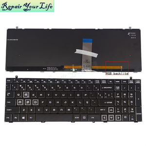 Clavier d'ordinateur portable brésilien avec rétroéclairage RVB pour Hasee <span class=keywords><strong>T50</strong></span> T50TI Z7M-KP7D2 KP7GC Z7-KP7EC Mechrevo X6 X6S X6M - Product Image 2