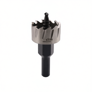Scie cloche HSS 38 mm fabriquée en Italie pour le perçage du bois et du métal - Product Image 2