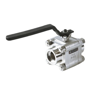 Válvula de Bola de Acero Inoxidable de Alta Presión HBV-100, Válvula de Bola de Acero Fundido de 4 Pulgadas, 3 Piezas, Apertura Total, Válvula Global - Product Image 1