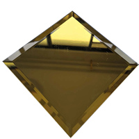 Vente en gros de miroirs décoratifs en verre fumé biseauté faits à la main, style Art Déco, 5 mm, imperméables, pour cuisine, salle de bain, mur d'accentuation
