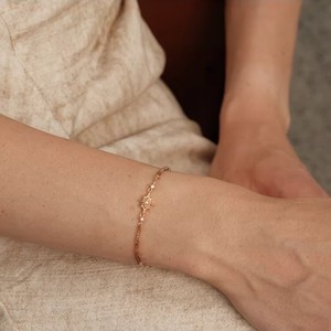 Star <b>Beaded</b> <b>Bracelet</b> With Zircon And Pearl Women's Fashion Charm Jewelry Zinc Alloy Chain Link Design - Product Image 2