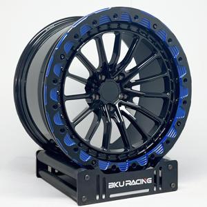 Rines Bku 5x114.3 Forjados con Beadlock para <span class=keywords><strong>Ford</strong></span> <span class=keywords><strong>Mustang</strong></span> <span class=keywords><strong>GT</strong></span> S650 S550 S197 SN95 de 17, <span class=keywords><strong>18</strong></span> y 19 Pulgadas, Rines de Aleación Personalizados para Carreras de Drag - Product Image 1