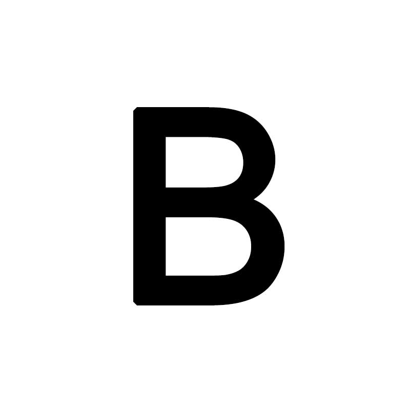 B