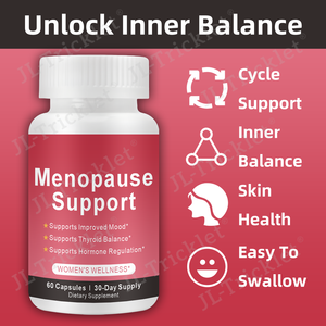 כמוסות ג'ולונג OEM לנשים בגיל המעבר, תוסף ויטמינים פרימיום לתמיכה בנוחות בזמן המעבר - Product Image 3