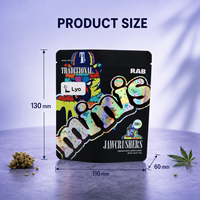 Pochette en feuille d'aluminium pour cartes à jouer personnalisées, emballage imprimé laminé flexible, sac d'emballage personnalisé pour cartes