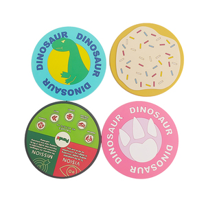 Promotional PVC Silicone Drink Coaster Custom Logo Round Cup Mat Non Slip Heat Resistant <b>Table</b> <b>Protector</b> Pad - Product Image 3