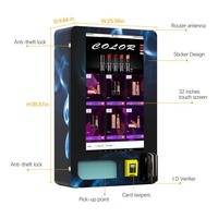 Distributeur automatique de cigarettes intelligent mural, mini, compact et sans personnel