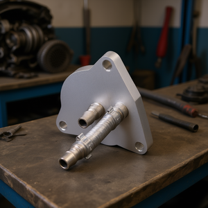 Placa enfriadora de fluido de transmisión FG 193 R44 con accesorios de manguera para uso automotriz - Product Image 3