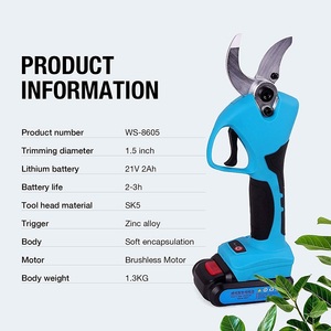 <span class=keywords><strong>Tijeras</strong></span> <span class=keywords><strong>de</strong></span> <span class=keywords><strong>Podar</strong></span> Inalámbricas <span class=keywords><strong>de</strong></span> 40 mm con Batería, Podadora Eléctrica Profesional, <span class=keywords><strong>Tijeras</strong></span> <span class=keywords><strong>de</strong></span> <span class=keywords><strong>Podar</strong></span> para Viñedos - Product Image 3