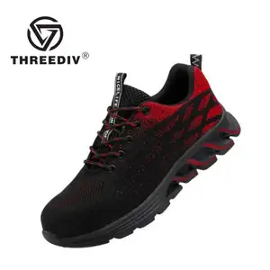 THREEDIV Hot Selling Anti Smashing Anti piercing Multifunctional Protection Work Shoes For Man