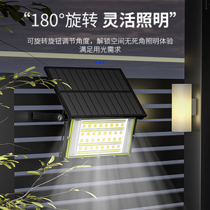 ไฟสปอร์ตไลท์พลังงานแสงอาทิตย์ Xinster TY604 50W สำหรับภายนอกอาคาร แหล่งกำเนิดแสงคู่ พร้อมรีโมทคอนโทรล - Product Image 5