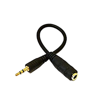 Câble de conversion audio plaqué or 3,5 mm mâle vers 3,5 mm femelle