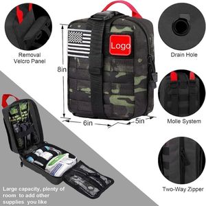 Regalos para Hombres, Papá, Navidad, Kit de Supervivencia de Aluminio, Primeros Auxilios, Equipo de Supervivencia de 142 Piezas, Bolsa Molle, Camuflaje, Camping, Aire Libre - Product Image 2