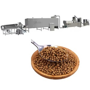 Extrudeuse automatique de granulés flottants haute capacité certifiée CE, ligne de production d'aliments pour poissons en acier inoxydable pour ferme aquacole - Product Image 2