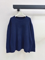 Ensemble haut et short en laine de haute qualité pour femmes, col rond, manches longues, couleur unie, pour le printemps et l'automne, confort décontracté