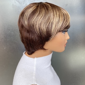 วิกผมสั้นตรงแบบพิกซี่คัท ไม่มีเชือกผูก ราคาส่งถูก - Product Image 3