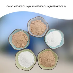 Harga bubuk tanah liat kaolin calcined grade kosmetik Tiongkok jual panas tanah liat metakaolin untuk keramik metakaolin