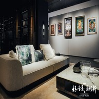 Skandinavischer Stil Villa Wohnzimmermöbel Komfortables Modernes Luxus-Ecksofa-Set für Apartments und Hotels mit Massagefunktion
