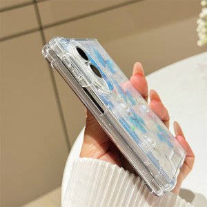 เคสโทรศัพท์ใสกันกระแทกแบบมีกลิตเตอร์ลายผีเสื้อสำหรับ iPhone 18 Fold ลดราคาสุดคุ้ม - Product Image 3
