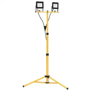 Led projektör 20w 40w 60w 100w projektör iki ışık ile Tripod standı