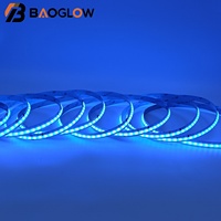 Bande LED COB personnalisable OEM ODM 432 420 LED ultra-lumineuse à CRI élevé RGB 24V pour la décoration de la maison, de l'entreprise et des salles de jeux