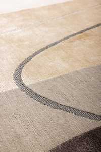 Tapis tibétain en laine et soie noué à la main, tapis persan de luxe fait main, tapis oriental pour la décoration de la maison, de l'hôtel, du bureau, de la villa - Product Image 3