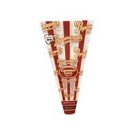 Triangle Bonbons Sac Forme Spéciale Popcorn Sac Triangle Cône Laminé En Plastique Transparent Pâtisserie Sac