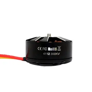 4112 moteurs quadrirotor multi-axes pièces d'avion 300kv 4112 moteur brushless pour drone de véhicule aérien sans pilote industriel