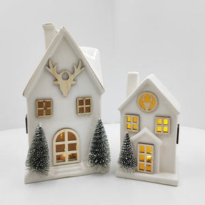 Venta caliente Europa Retro <span class=keywords><strong>Casa</strong></span> Forma Light Up Adornos Hollow Out para la decoración del <span class=keywords><strong>hogar</strong></span> - Product Image 1