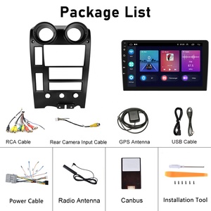 Radio estéreo para coche Podofo de 9 pulgadas para <span class=keywords><strong>Hummer</strong></span> H2 2002-2007 Carplay Android Auto GPS WiFi Android Car Frame Fascia Panel - Product Image 6